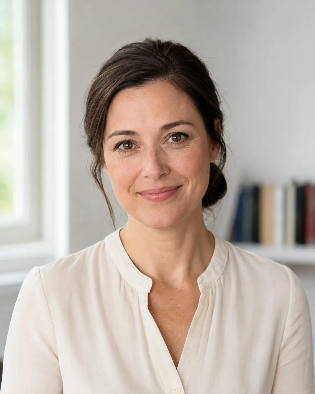 Portrait of Charlotte Hayes, AI english tutor from London